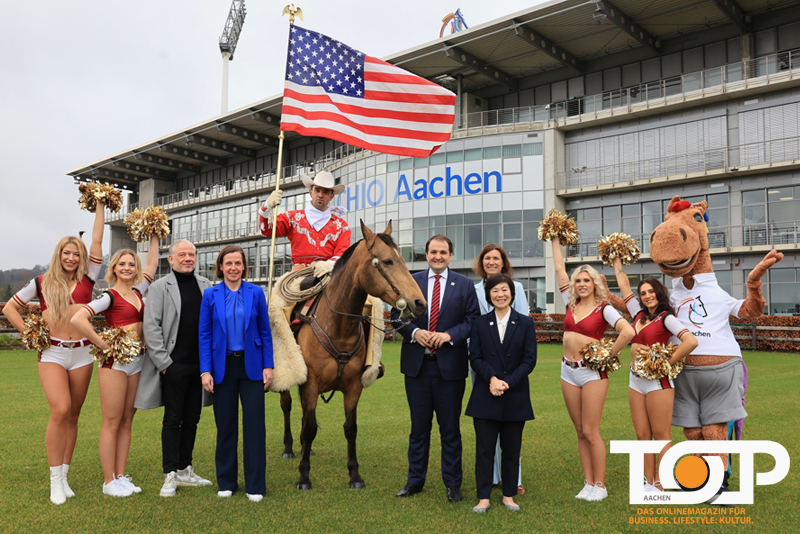 Die USA sind das offizielle Partnerland des CHIO Aachen 2024 TopAachen